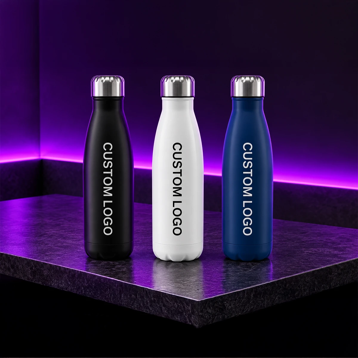 Bpa Free Stainless Steel Water Bottles Vacuum Insulated Inner Image