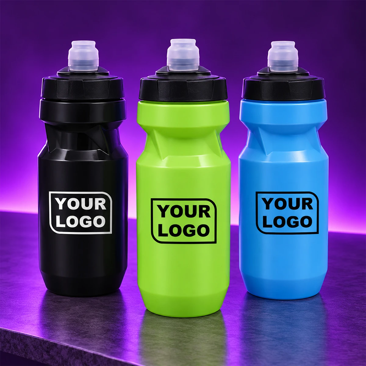 Bpa Free Plastic Sports Squeeze Water Bottle Inner Image
