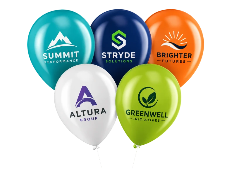 Custom Logo Balloons And Cup