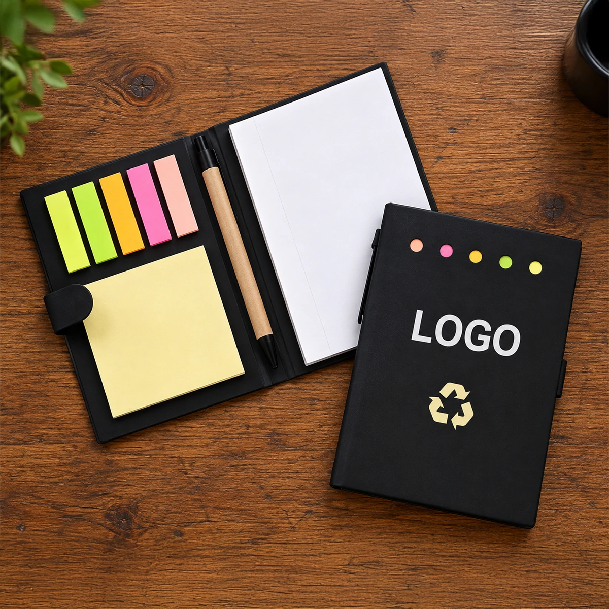 Eco Friendly Notepad With Notes And Pen Inner Image
