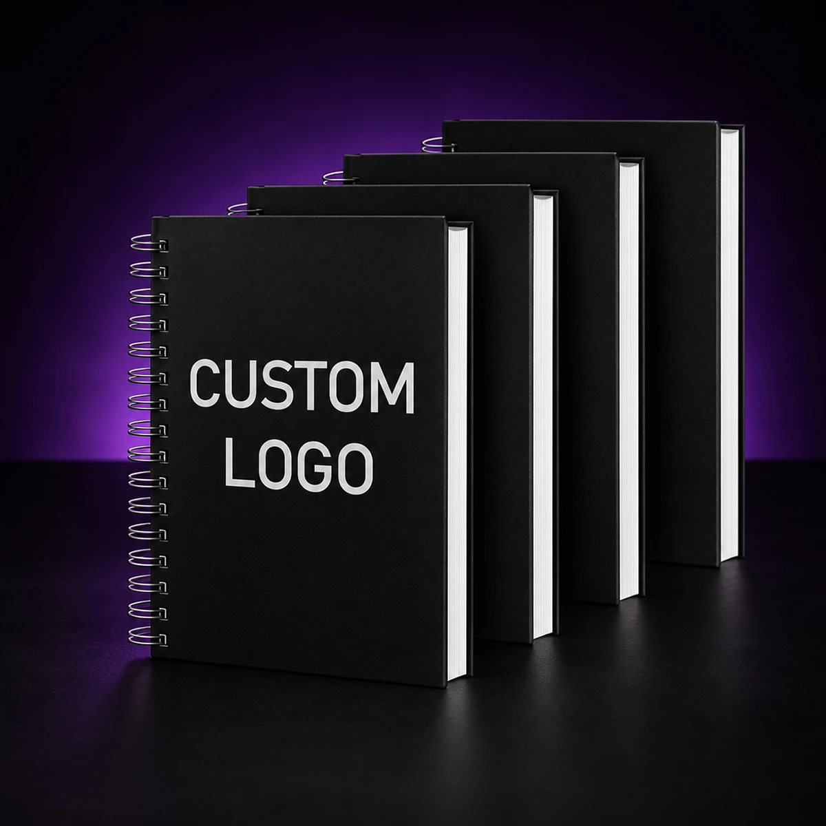 Hard Cover Spiral Notebook Pen Inner Image Update