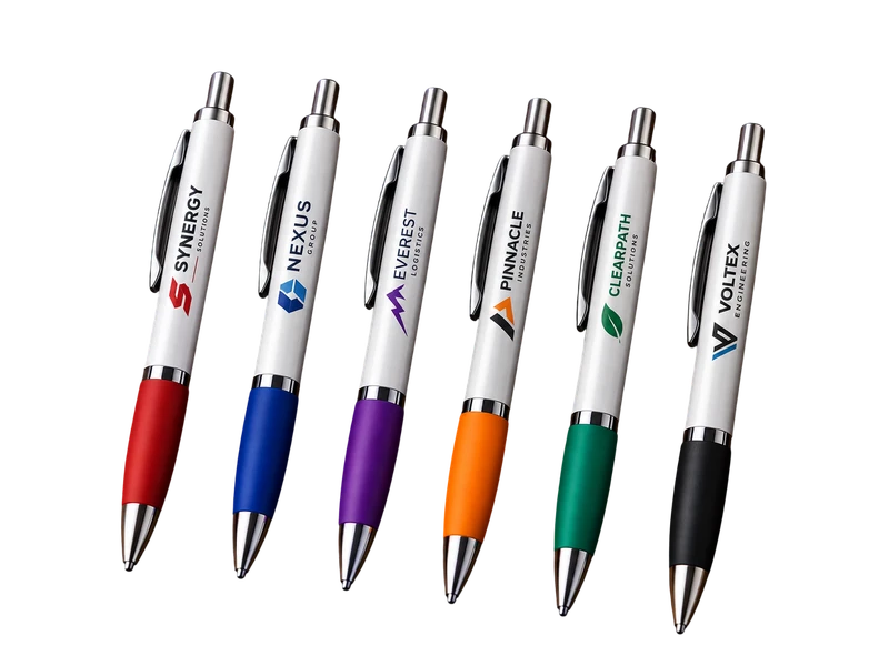 White Handle Gourd Ball Point Pen Featured Image